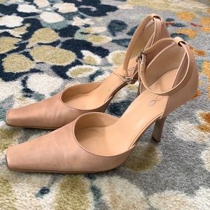 Aldo Nude Leather Heels